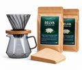 LIFESTYLE BUNDLE: v60 + Filters + 2 - 16oz Ground - Medium Roast